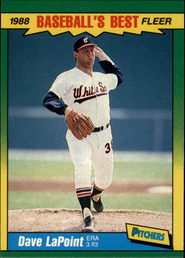 1988 Fleer Sluggers/Pitchers Baseball Cards    024      Dave LaPoint